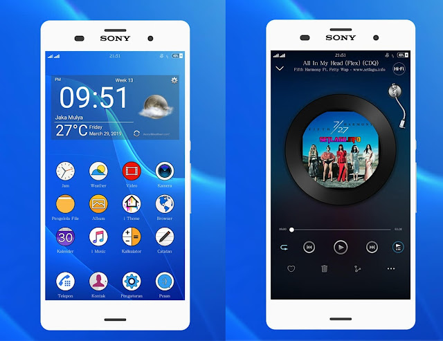 Sony Xperia Theme for Vivo