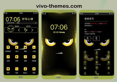The Yellow Wallpaper Theme For Vivo Android Smartphone