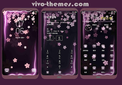 Flower Light Theme For Android Vivo Phones