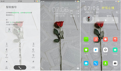 Red Rose Theme itz For Vivo