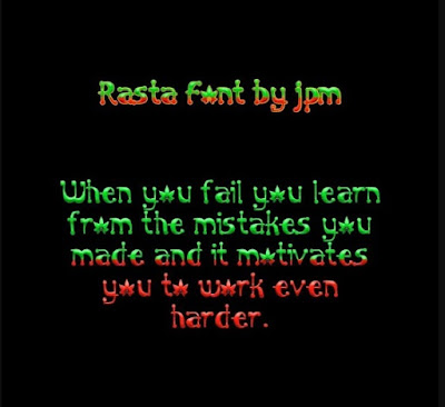 Download Rasta Font For Vivo