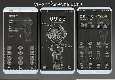 Simple Black Theme For Vivo Smartphone